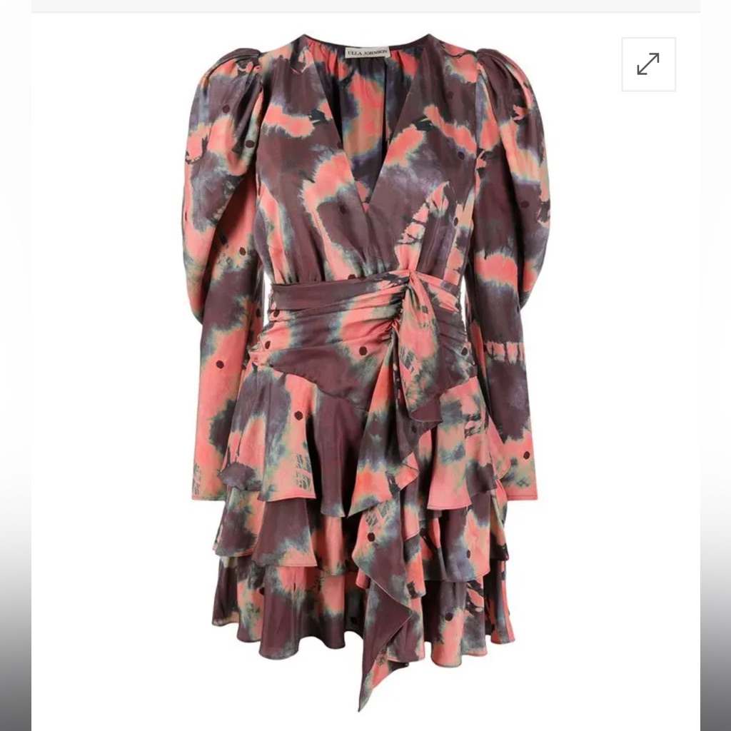 Ulla Johnson Multicolor Long Sleeve Dress